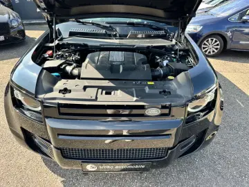 LAND ROVER Defender 90 V8   Black Pack Leder Tan Ebony ACC