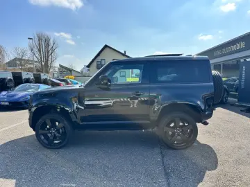 LAND ROVER Defender 90 V8   Black Pack Leder Tan Ebony ACC