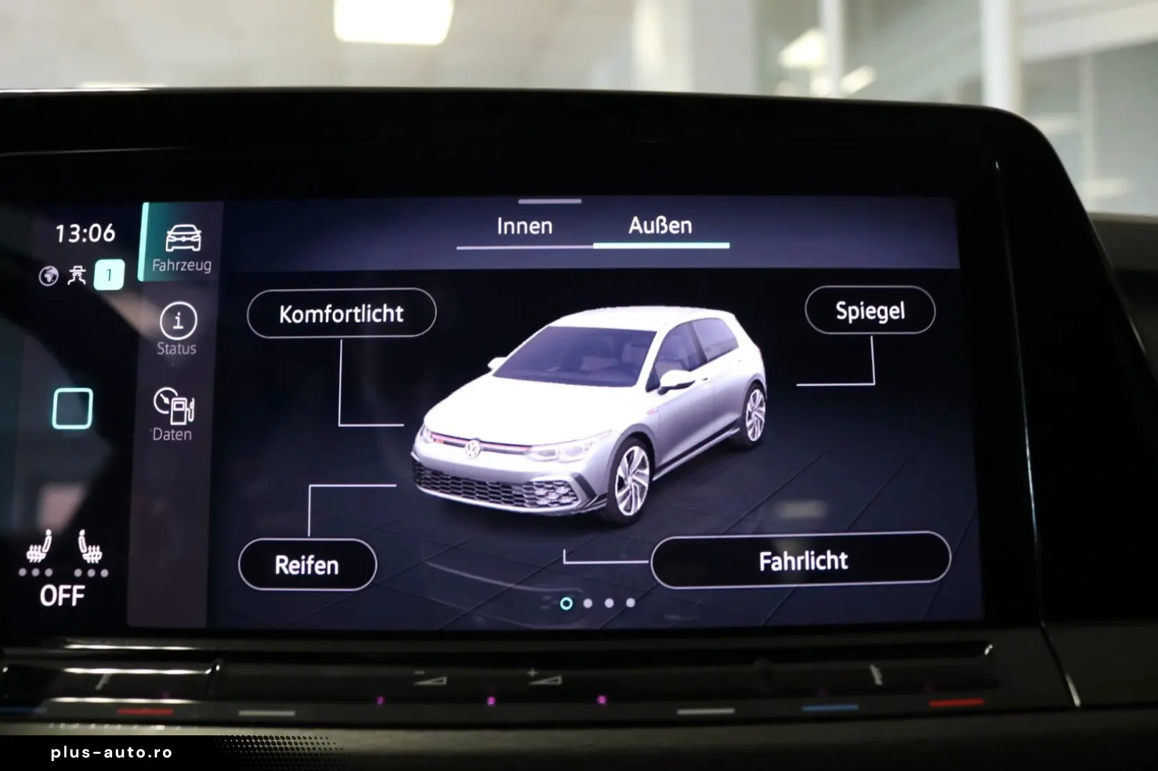 VW Golf VIII GTI Clubsport Black Style HUD Pano