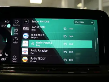 VW Golf VIII GTI Clubsport Black Style HUD Pano