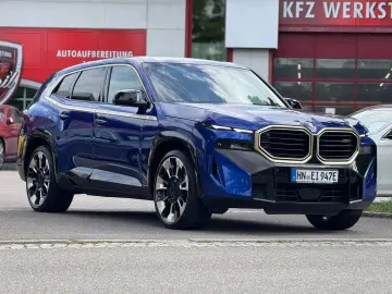 BMW XM Individual Marina Bay Blau Merino Leder