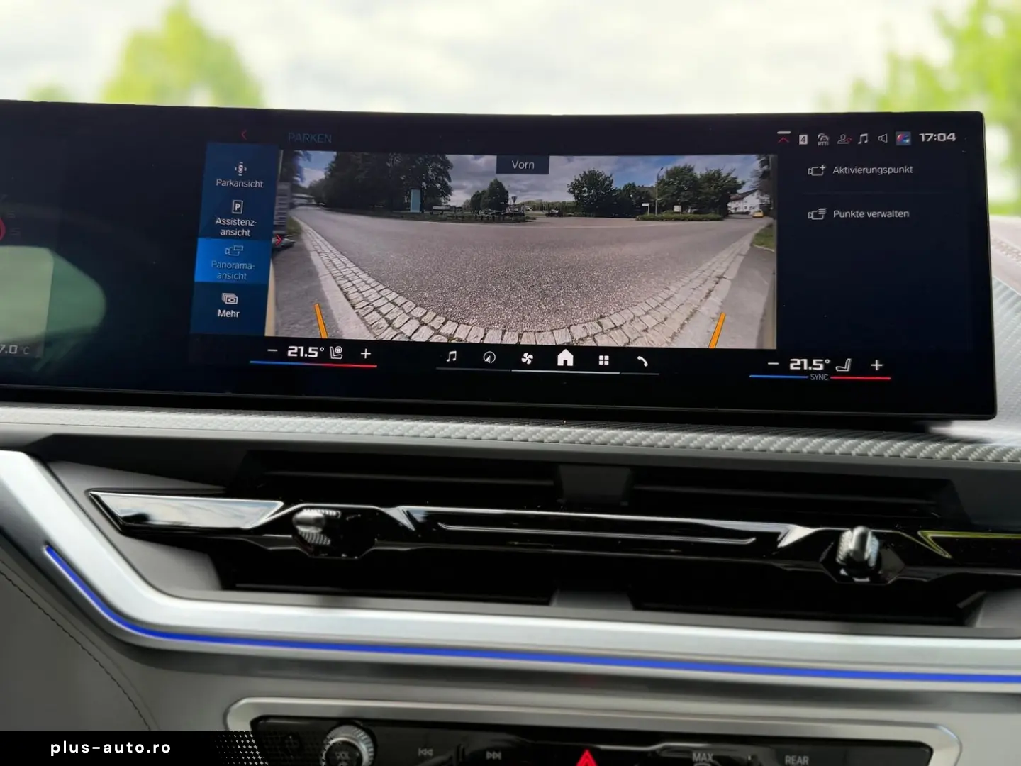 BMW XM Individual Marina Bay Blau Merino Leder