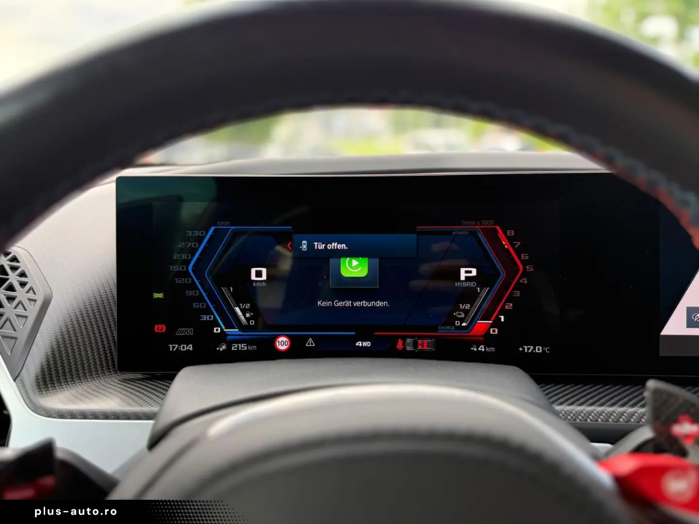 BMW XM Individual Marina Bay Blau Merino Leder