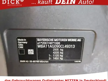 BMW 530e Aut M SPORT LED  VIRTU ACC LEDER SHZ 8Fa