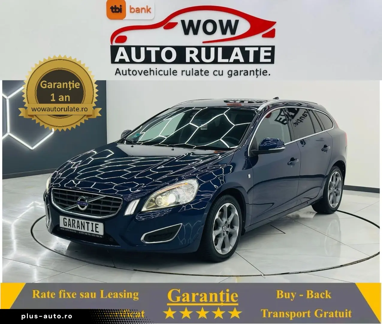 VOLVO V60 2013 2.0D E5 Garantie 12 Luni Rate Avans 0 Doar Cu