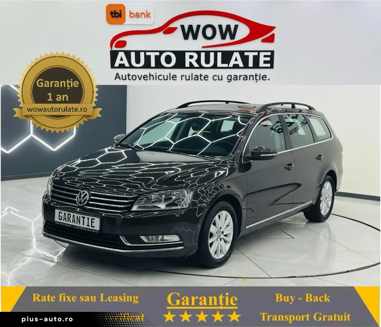 VOLKSWAGEN PASSAT 2011 1.6D E5 Garantie 12 Luni Rate Avans 0