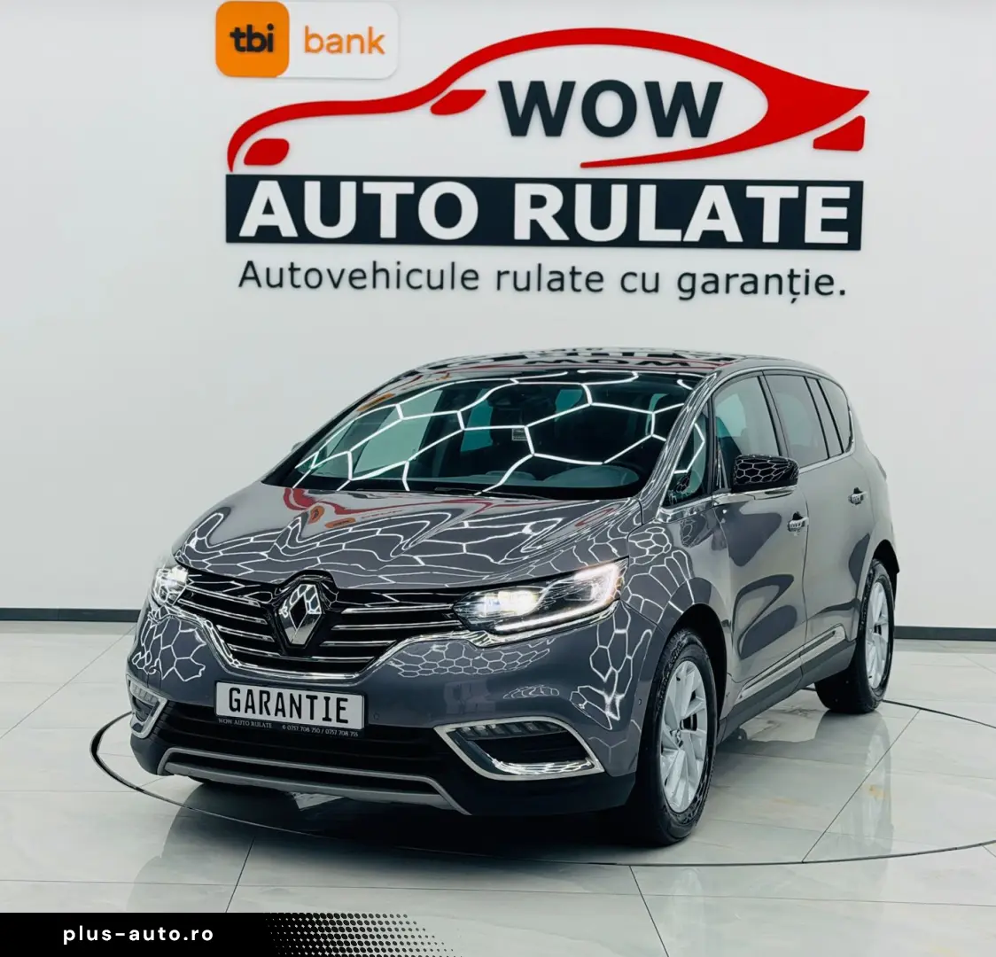 RENAULT ESPACE 2016 1.6D E6 Garantie 12 Luni Rate Avans 0 Do