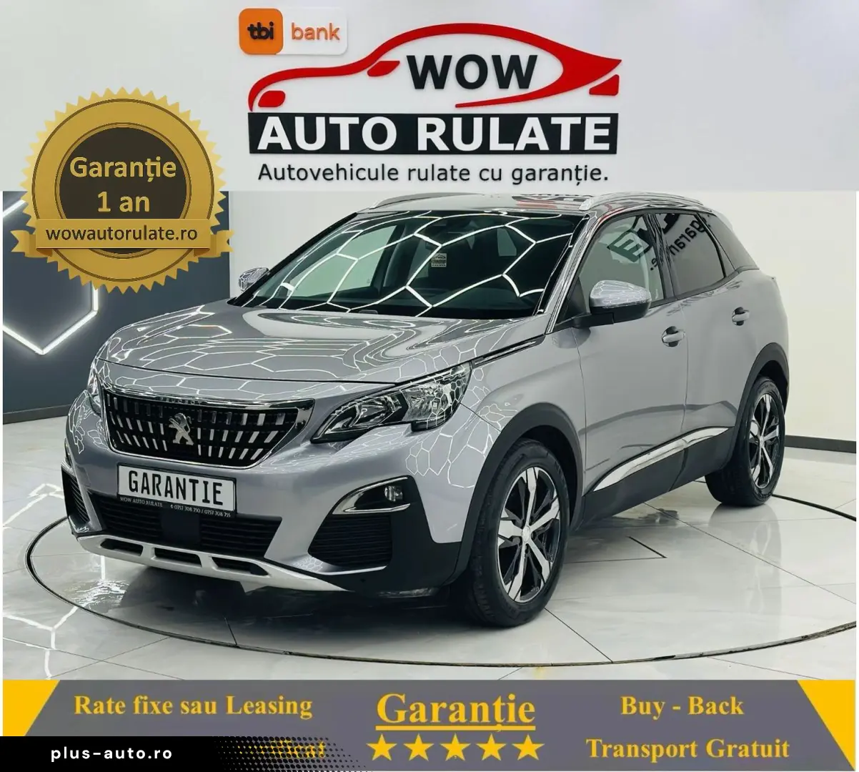 PEUGEOT 3008 2019 1.2i E6 Garantie 12 Luni Rate Avans 0 Doar