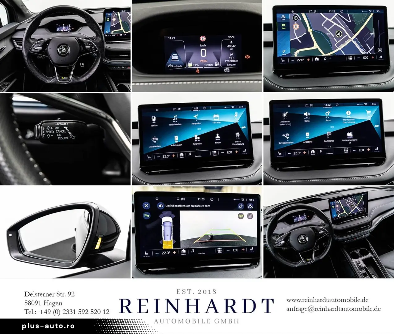 SKODA ENYAQ COUPE RS SUITE MTRX CRYSTAL ACC HuD PANO