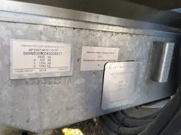 REMORCA CU MACARA NIEWIADOW B3500 N1