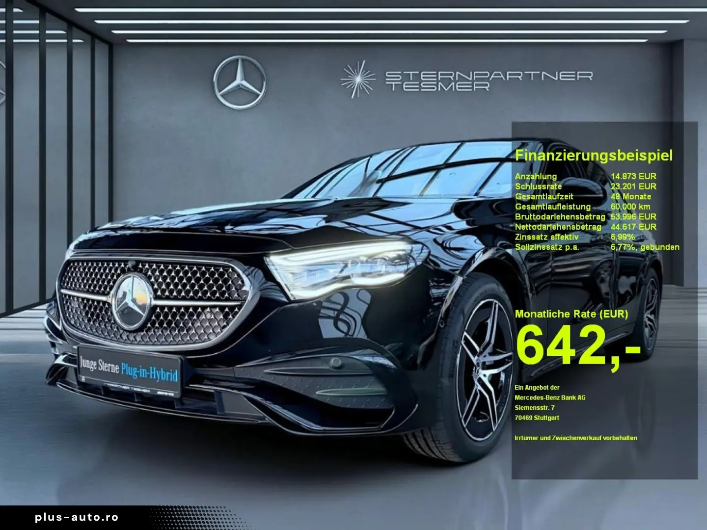 MERCEDES-BENZ E 300 e AMG  Night  Beige Int.  Pano  Burm. 4D