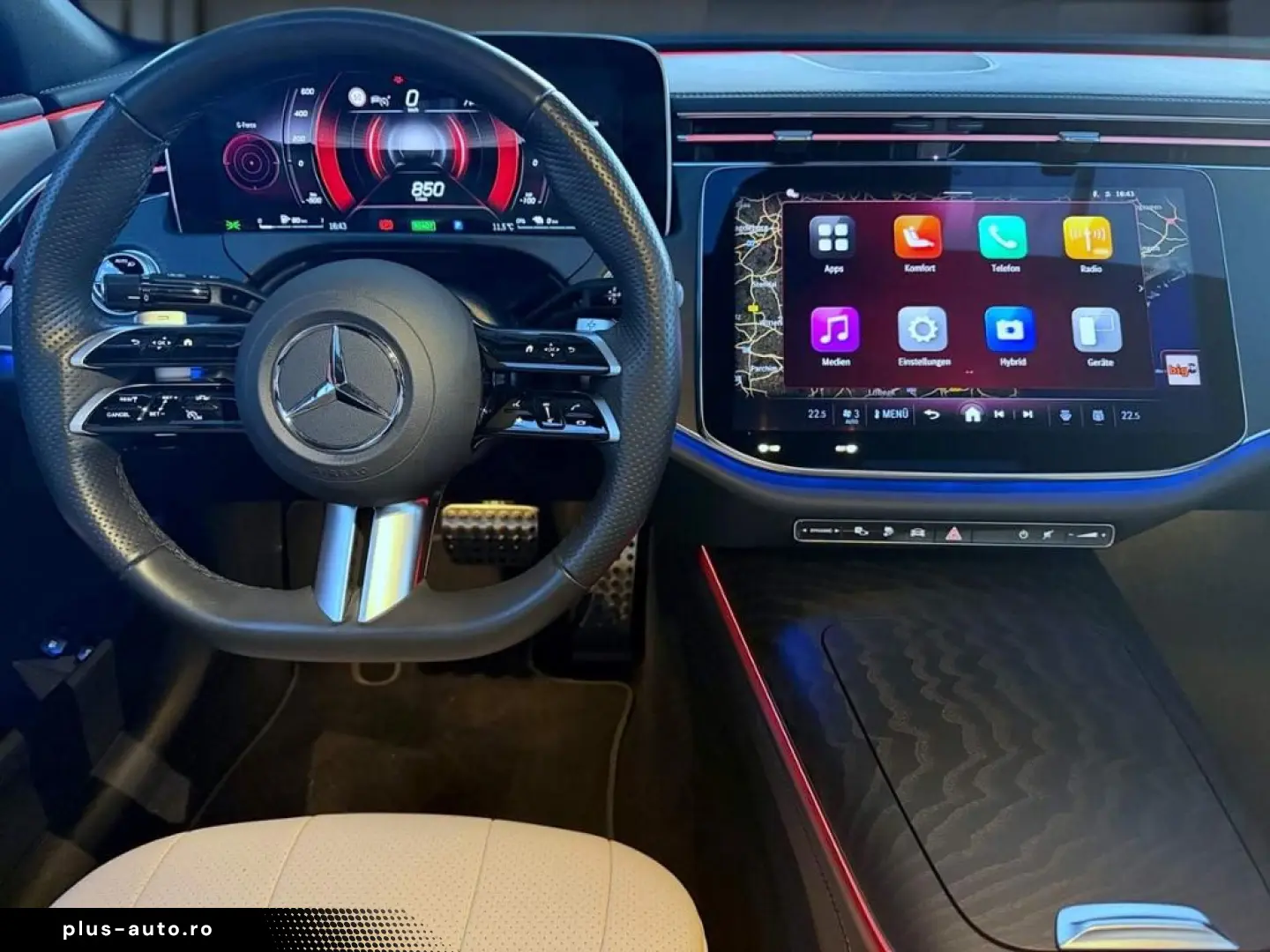 MERCEDES-BENZ E 300 e AMG  Night  Beige Int.  Pano  Burm. 4D