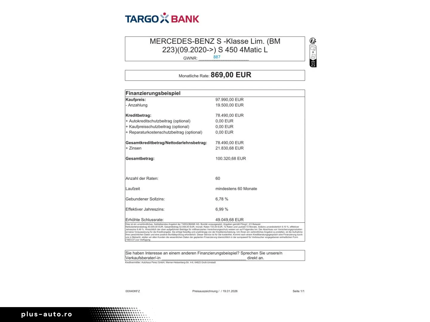 MERCEDES-BENZ S 450 4M L AMG HIGH END FOND ENTERT.  &hellip;