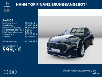 AUDI Q8 50TDI S-trc quattro Pano AHK Luft HUD CAM