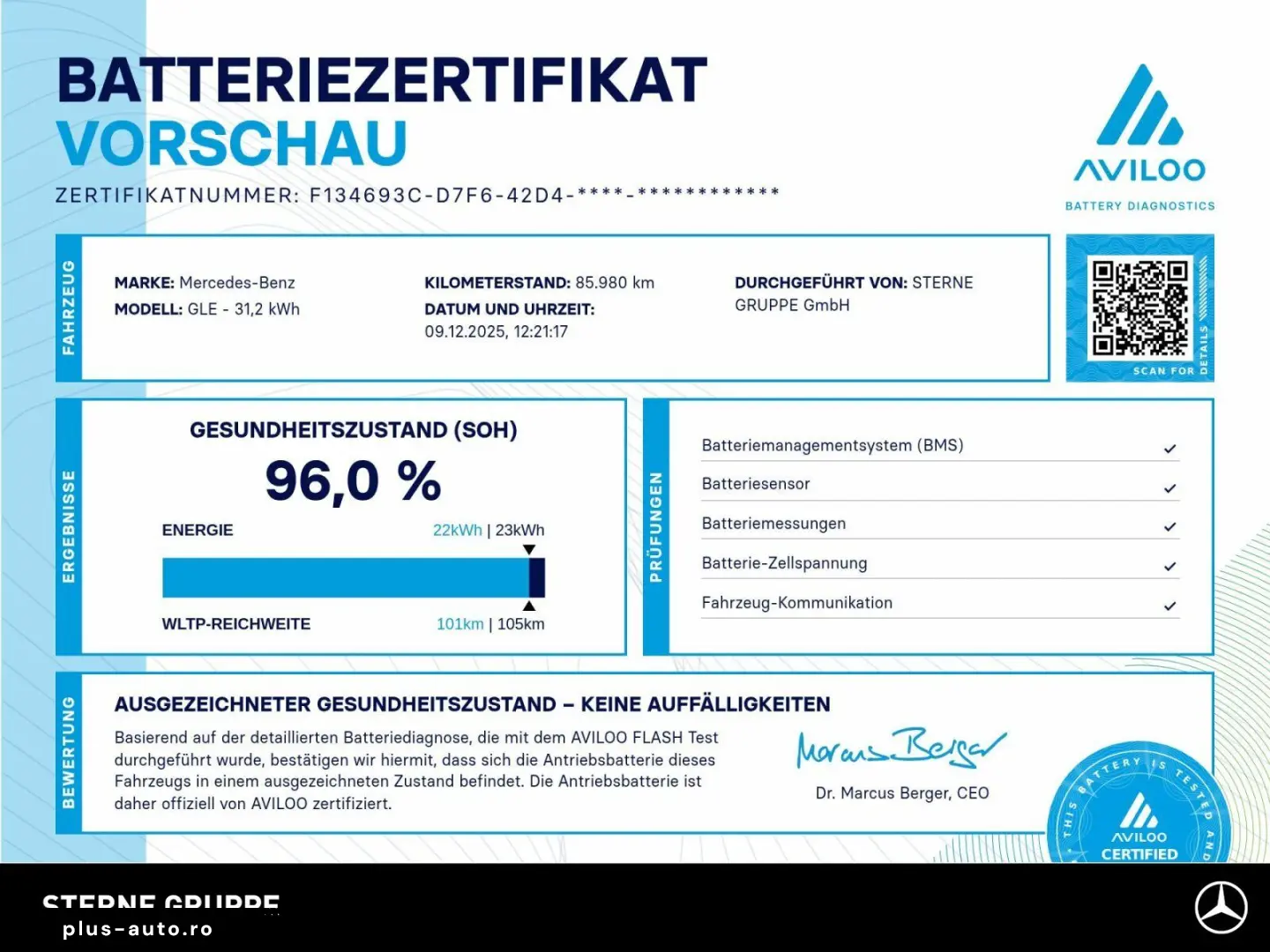 MERCEDES-BENZ GLE 350 de 4M AMG EXC NIGHT AHK Distr Pano