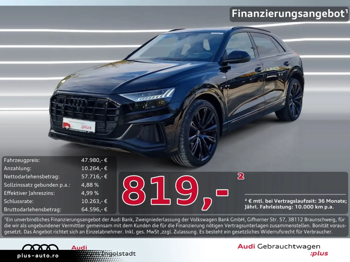 AUDI Q8 50 TDI qu 3x S line HD-MATRIX Pano S-Sitz 23