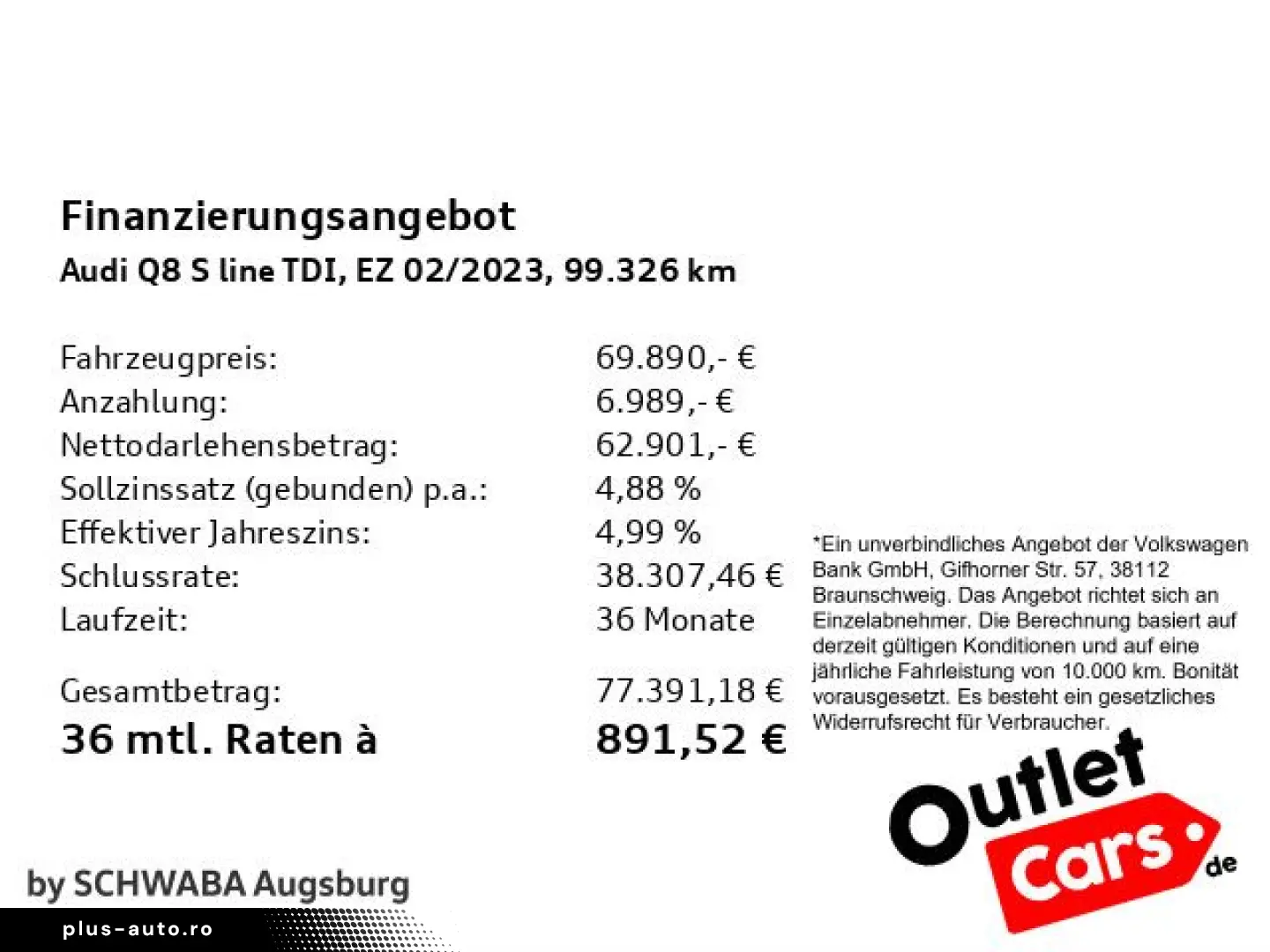 AUDI Q8 50 TDI qu. 2x S line Allr.Lenk PANO AHK StdHz