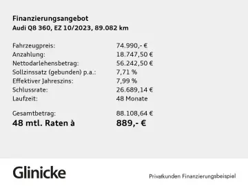 AUDI Q8 50 TDI qu. Matrix B&O Pano HuD AHK Navi 360