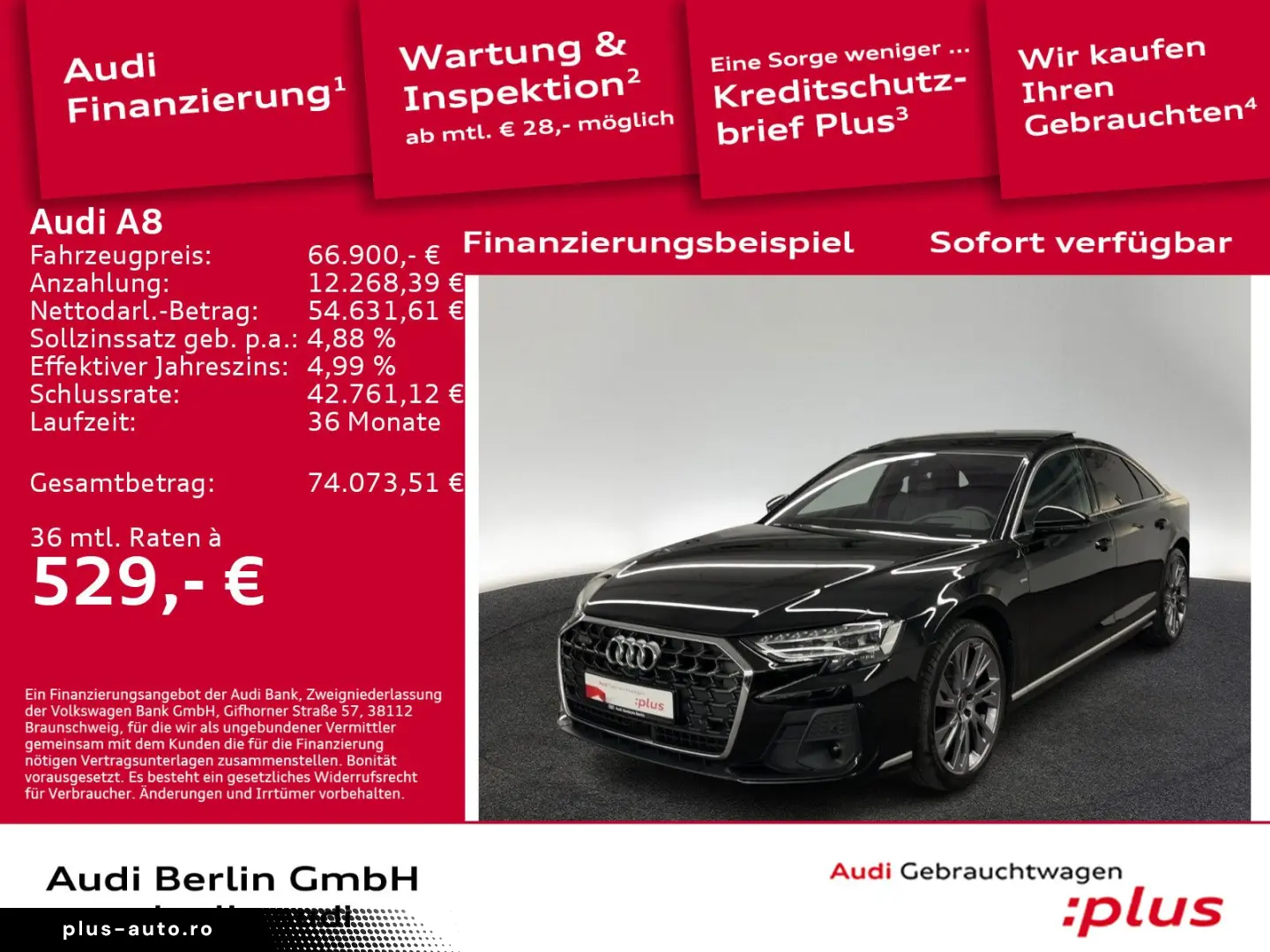 AUDI A8 50 TDI qu.tiptr. AHK 360 K HUD PANO TV NAVI