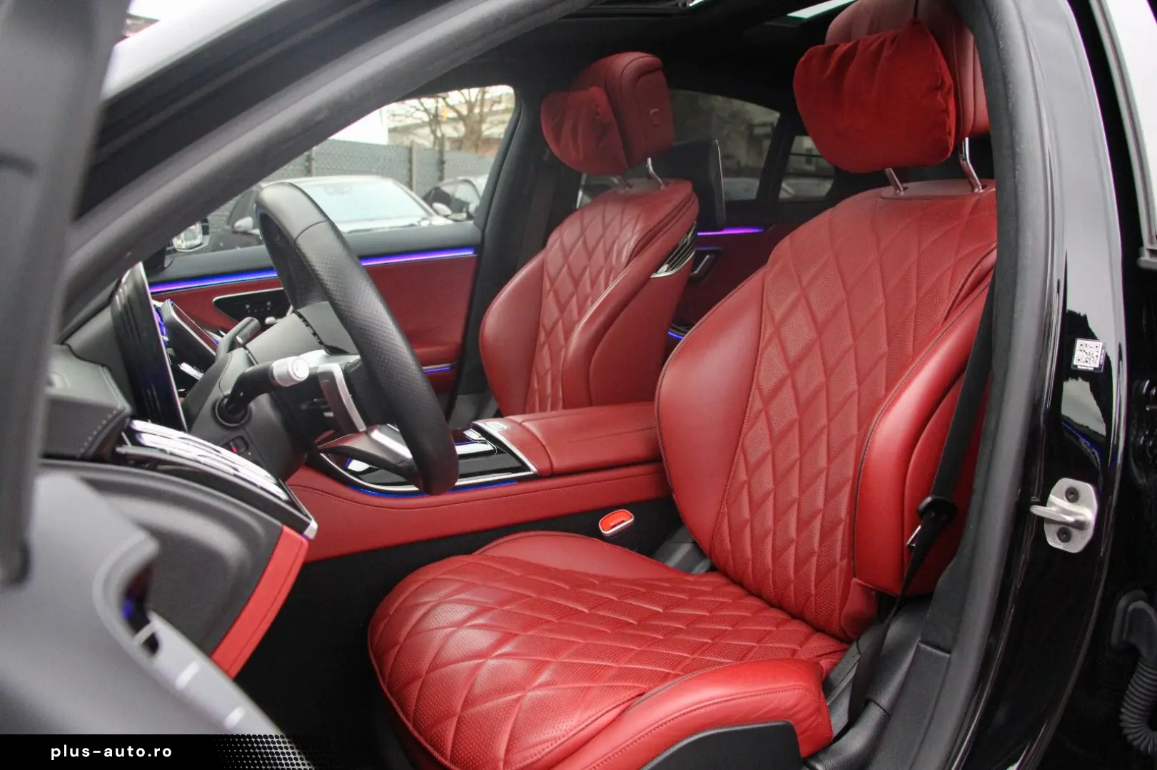 MERCEDES-BENZ S 350 d 4M INTERIEUR ROT ENERGIZING AMG Line