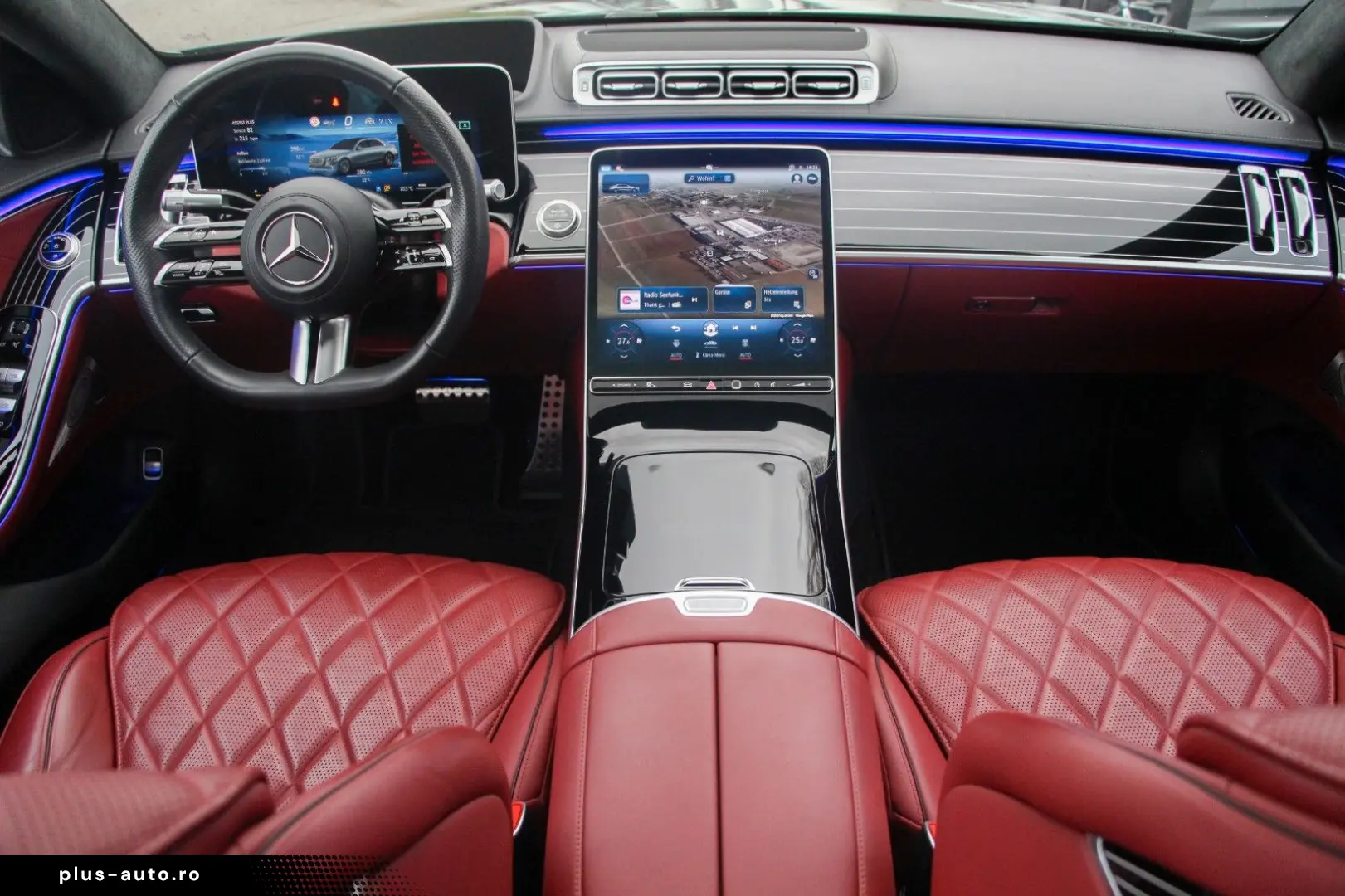 MERCEDES-BENZ S 350 d 4M INTERIEUR ROT ENERGIZING AMG Line