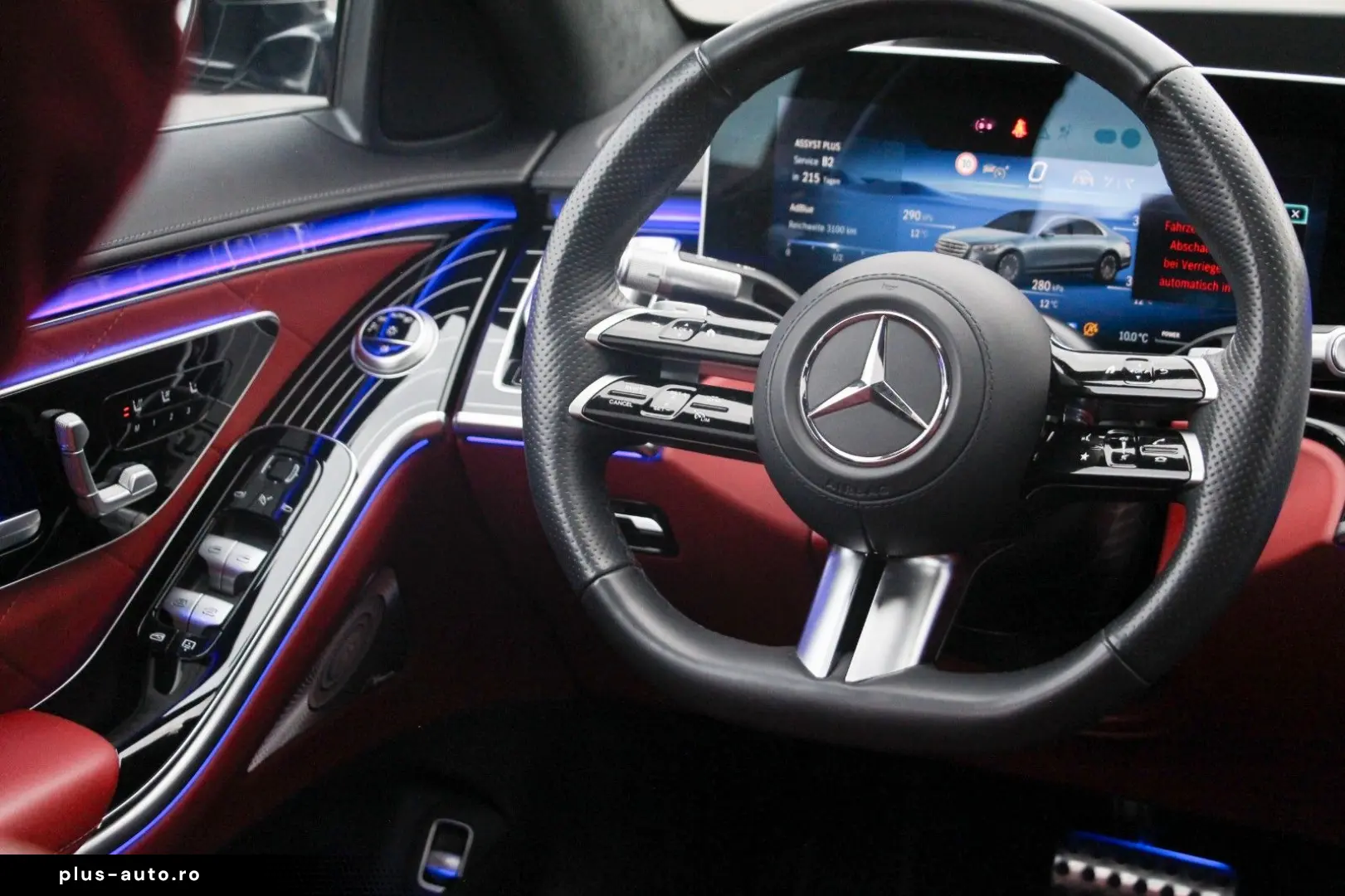 MERCEDES-BENZ S 350 d 4M INTERIEUR ROT ENERGIZING AMG Line