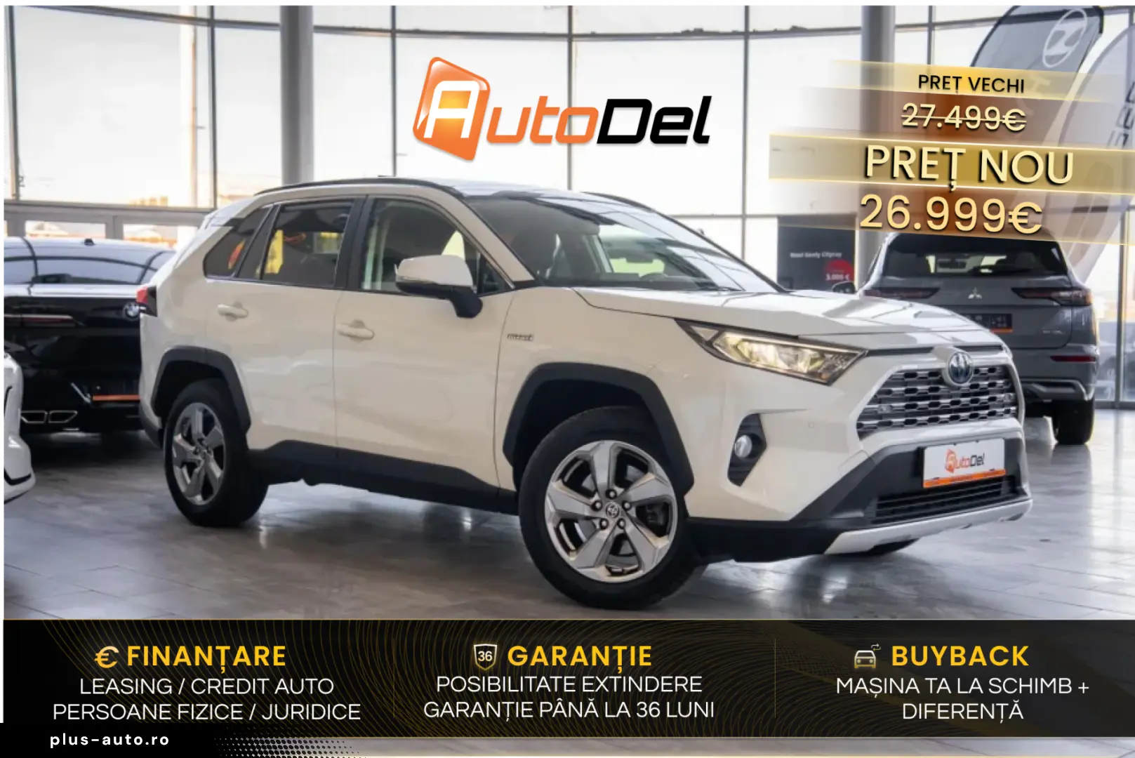 Toyota RAV4 2.5 VVT-i Hybrid Dynamic Plus 4x4 E-CV