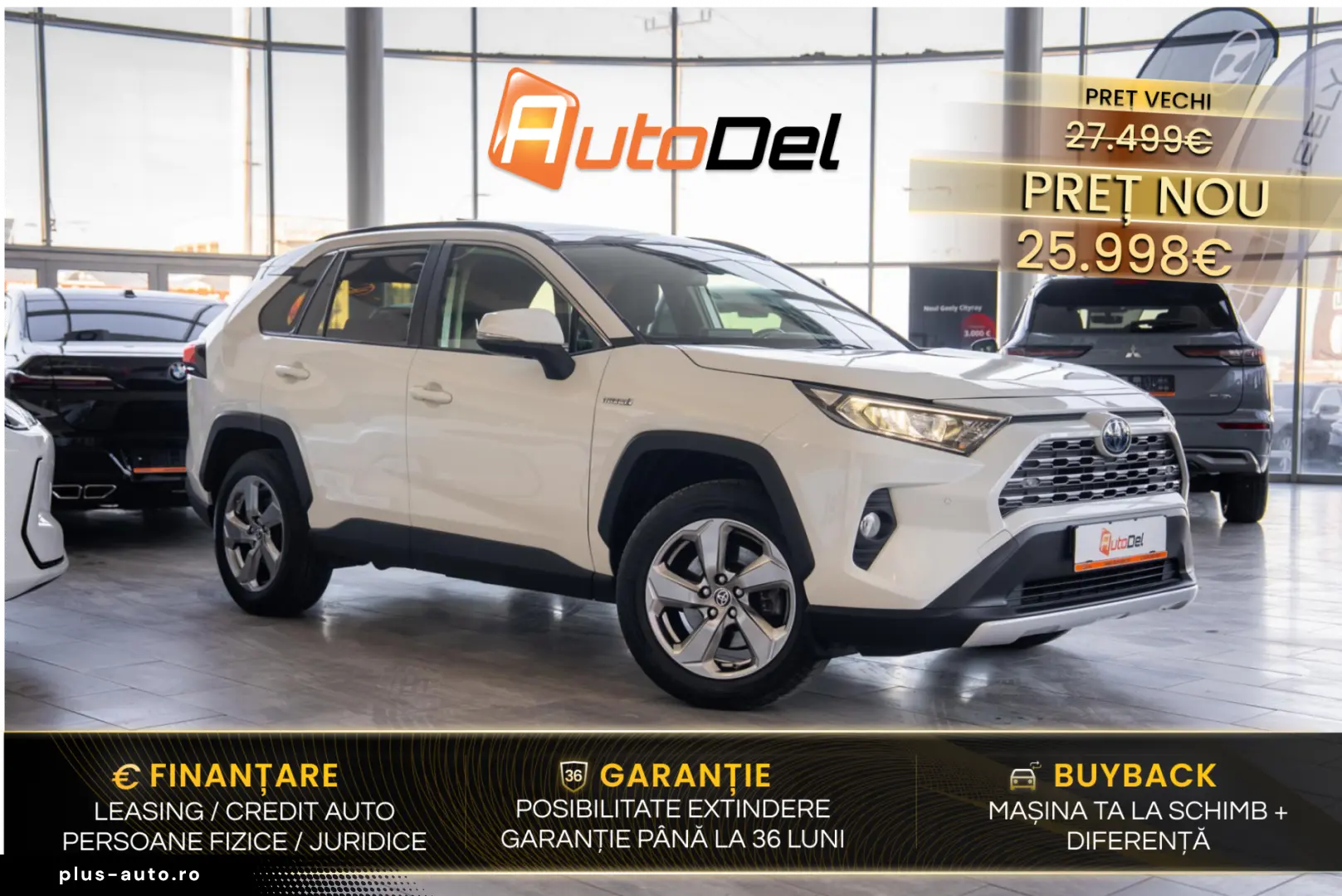 Toyota RAV4 2.5 VVT-i Hybrid Dynamic Plus 4x4 E-CV