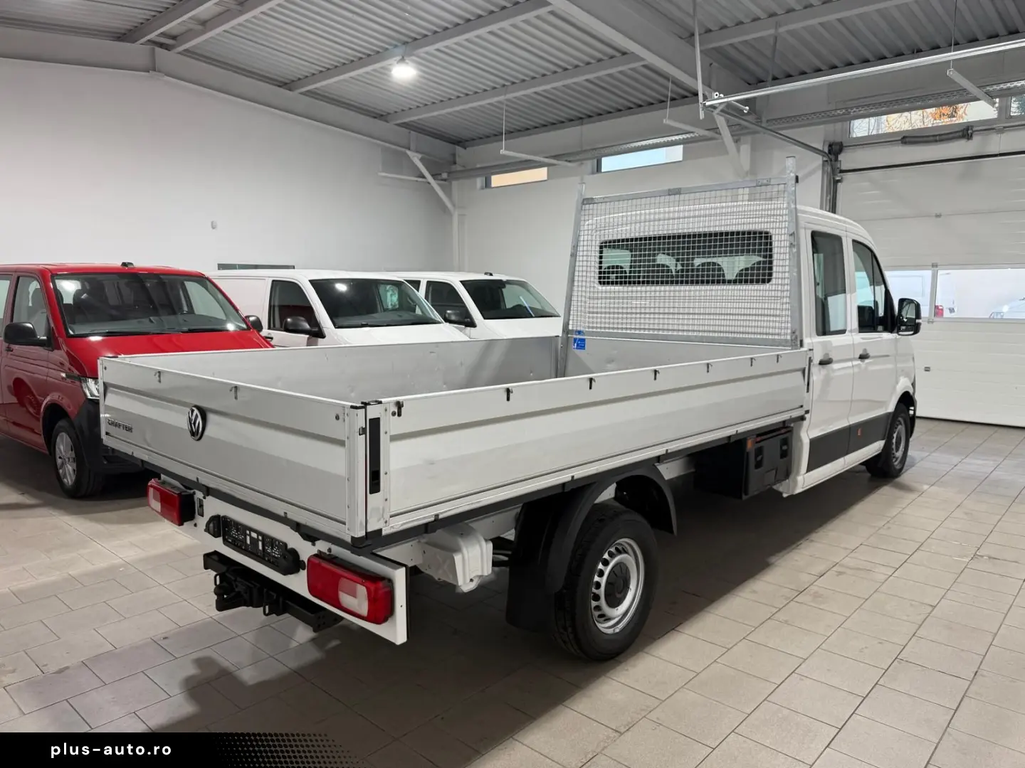 VW Crafter Pritsche-Doka(7-Si.) LR Klima DSG Standh