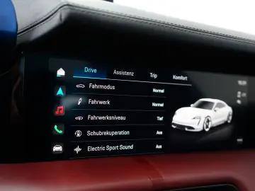 PORSCHE Taycan rot-rot LUFT PANO ACC 18W BOSE MATRIX 21z