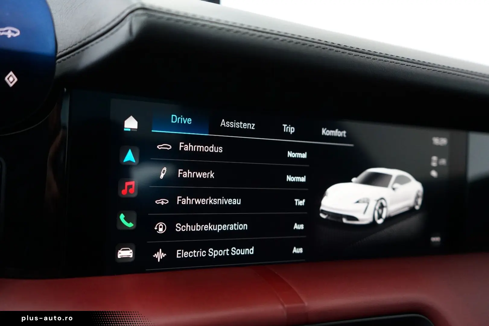 PORSCHE Taycan rot-rot LUFT PANO ACC 18W BOSE MATRIX 21z