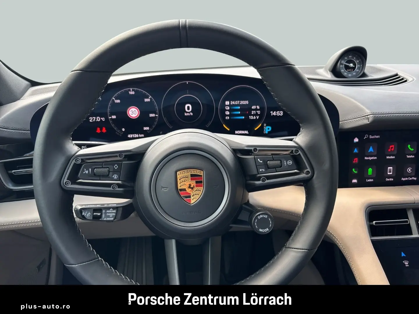 PORSCHE Taycan 4S Frozenblue BOSE Rückfahrkamera LED