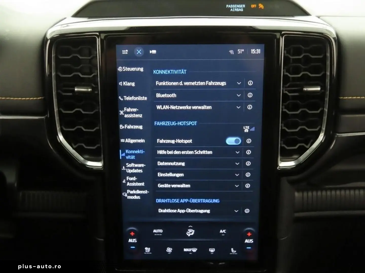 FORD Ranger 2.0 Aut 4x4 Wildtrak 360 Kamera ACC AHK