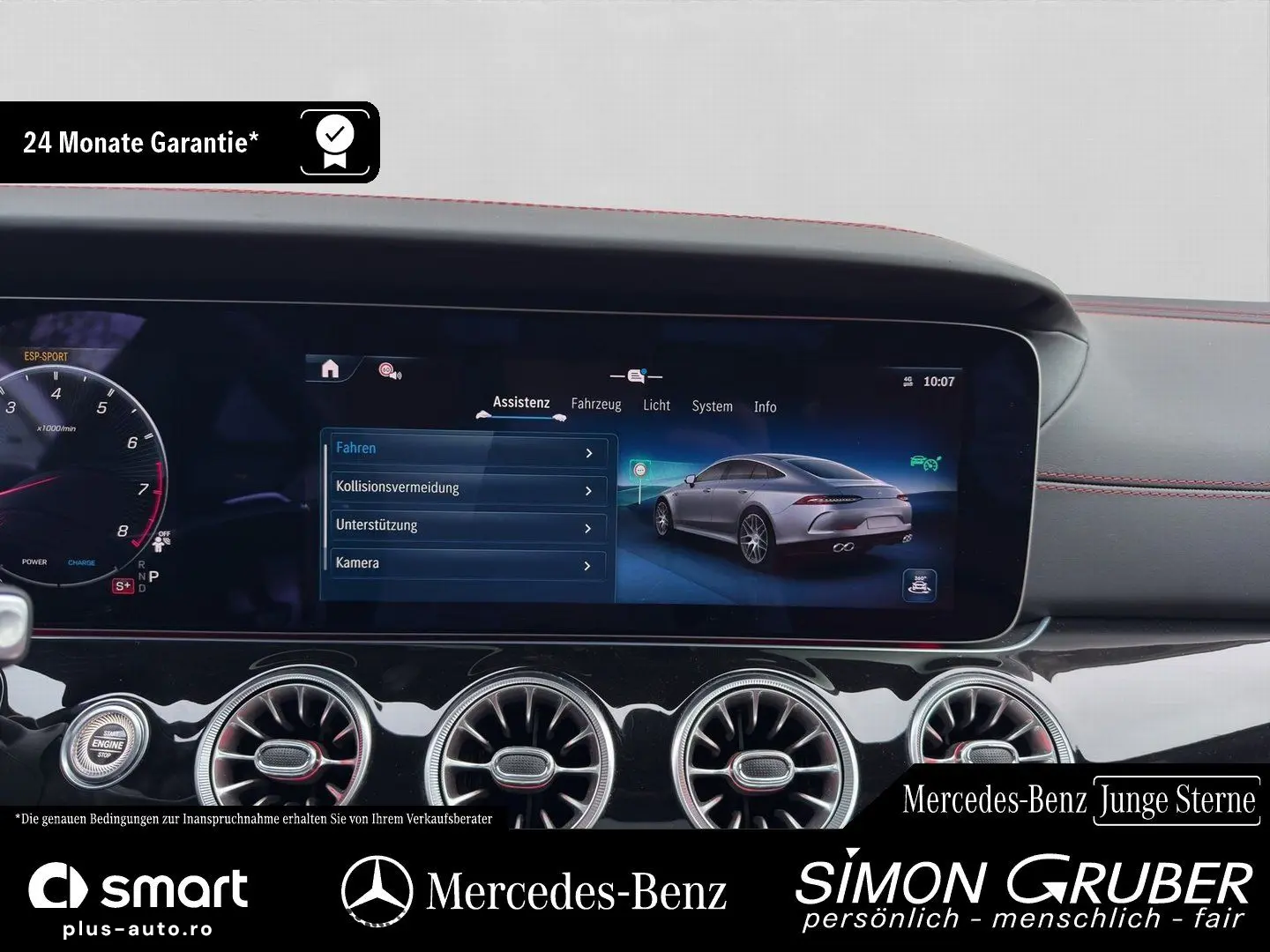 MERCEDES-BENZ GT 43 4M  AMG Night Pano Perfo Abg. Massage
