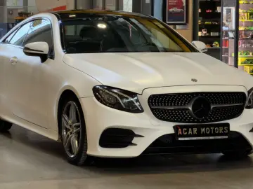 MERCEDES-BENZ E 300 Coupe weiss Matt Leder