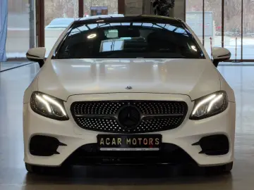MERCEDES-BENZ E 300 Coupe weiss Matt Leder