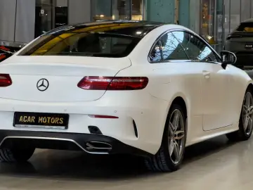 MERCEDES-BENZ E 300 Coupe weiss Matt Leder