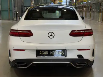 MERCEDES-BENZ E 300 Coupe weiss Matt Leder