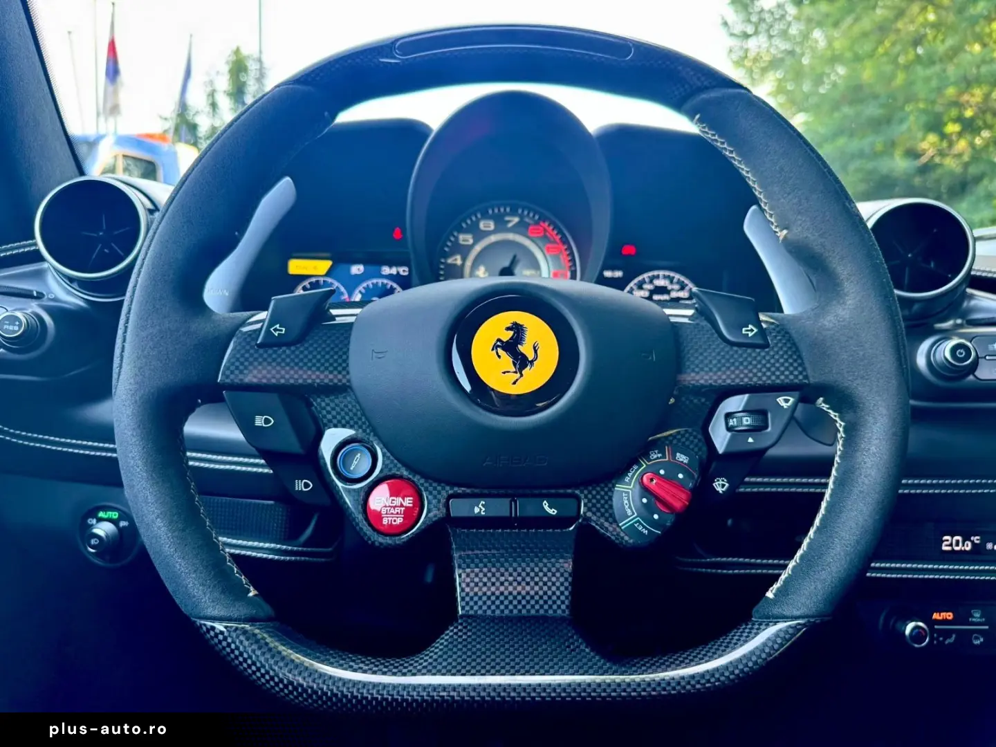 FERRARI F8 TRIBUTO DCT  KERAMIK LIFT CARBON PPF DISPLAY