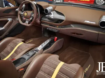 FERRARI F8 Spider Blu Pozzi Lift Racing Seats Scuderia