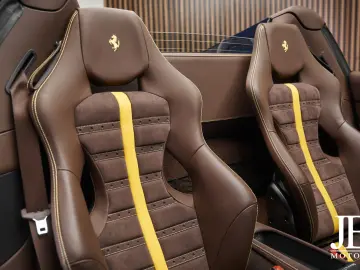 FERRARI F8 Spider Blu Pozzi Lift Racing Seats Scuderia