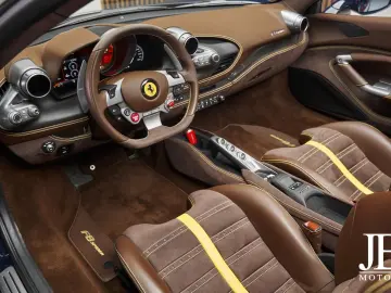 FERRARI F8 Spider Blu Pozzi Lift Racing Seats Scuderia