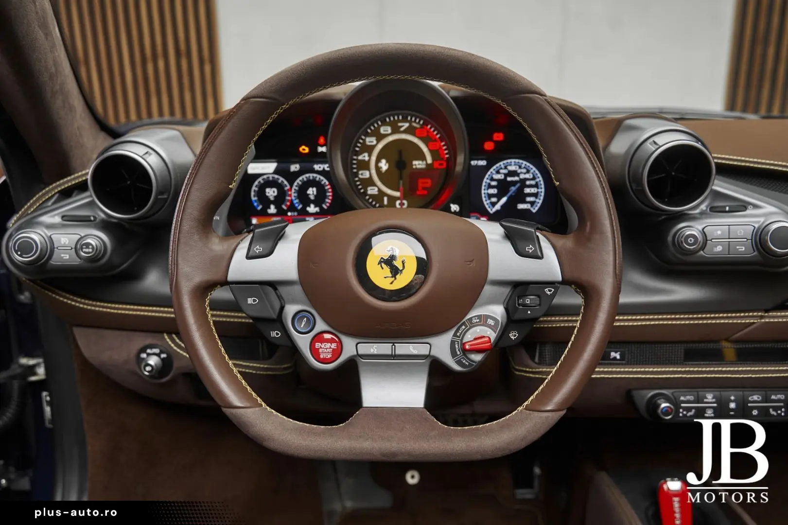 FERRARI F8 Spider Blu Pozzi Lift Racing Seats Scuderia