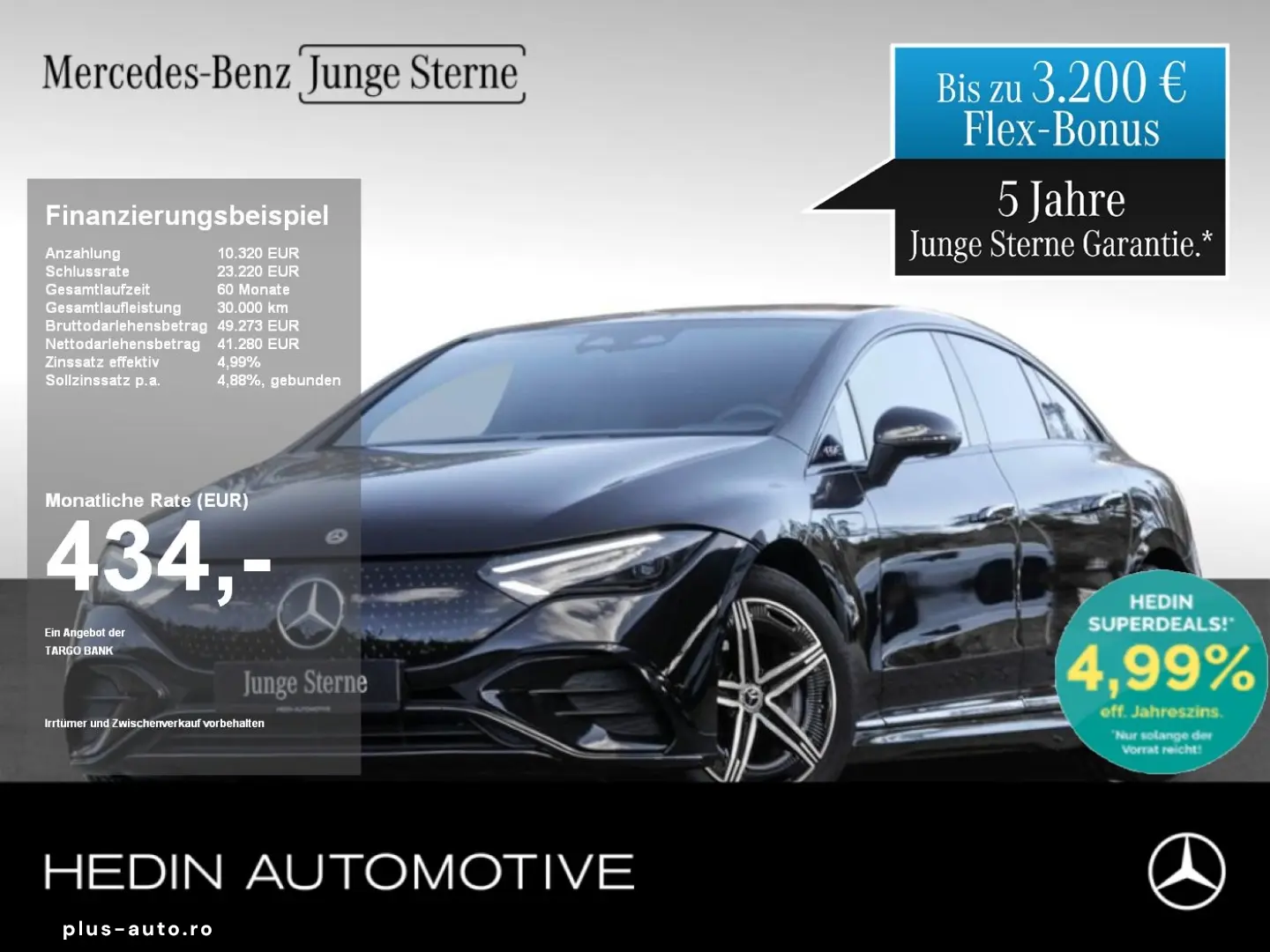 MERCEDES-BENZ EQE 350 4M AMG NIGHT DISTR AHK KEYL BURM 360