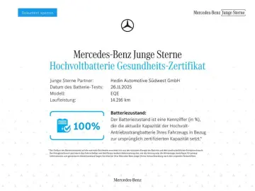 MERCEDES-BENZ EQE 350 4M AMG NIGHT DISTR AHK KEYL BURM 360