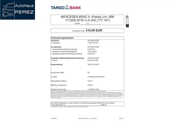 MERCEDES-BENZ A 200 Limousine AMG DISTRONIC-AHK-PANO&hellip;