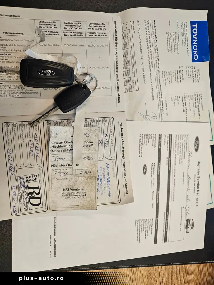 FORD Transit Custom Kasten 260 L1 Startup