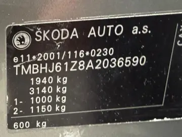 SKODA OCTAVIA  Fab 10-2009  Euro5  1.4 Benzina 122