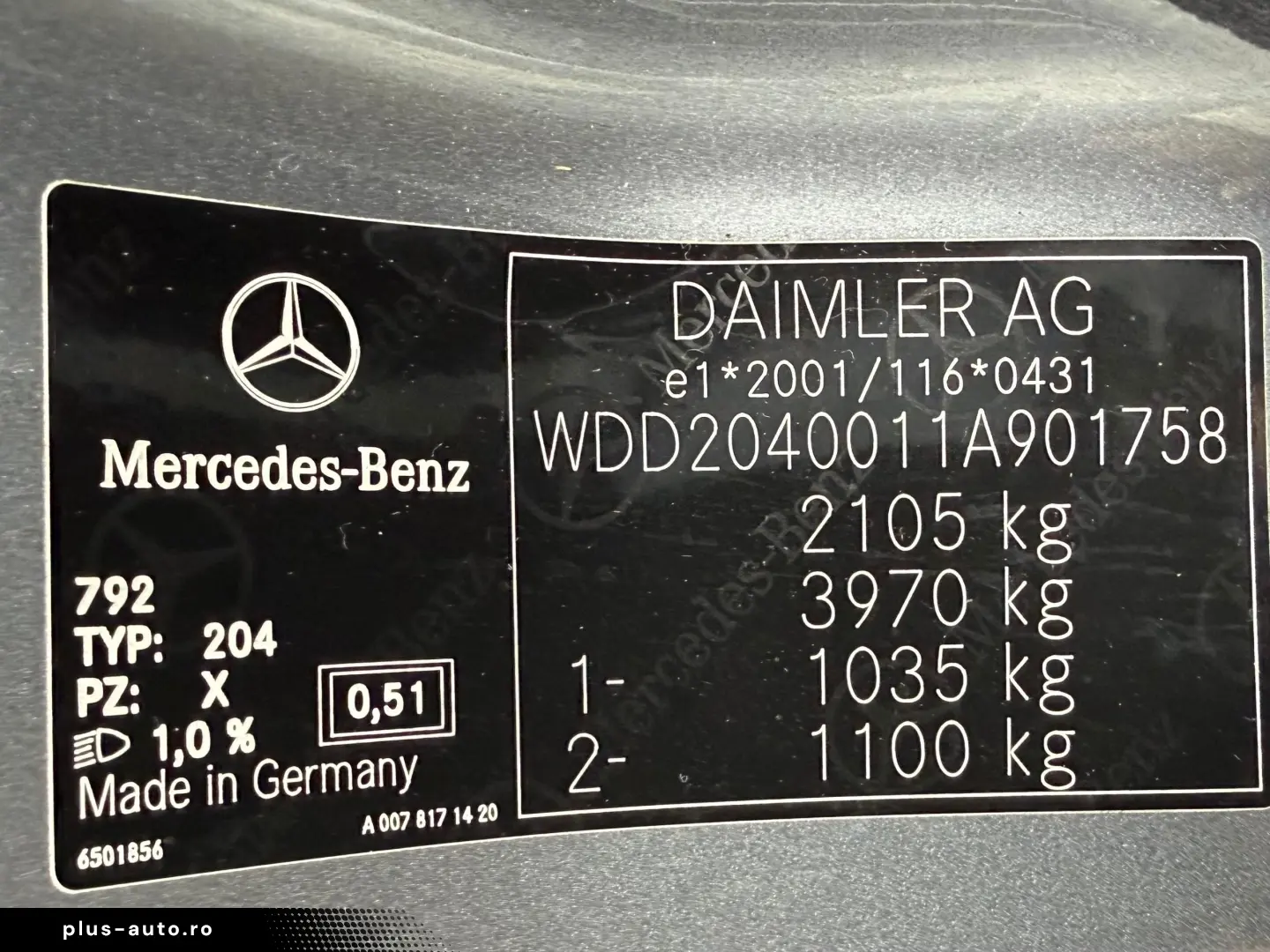 MERCEDES C200 CDI   FAB-09-2013   2.2 DIESEL
