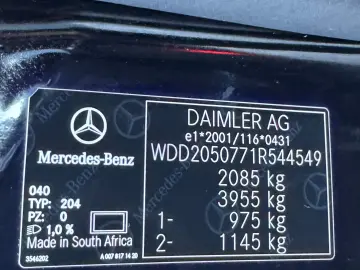 MERCEDES C200 MILD-HYBRID   FAB- 12-2019   1.5